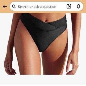 Cupshe Bikini Bottoms Black size L New